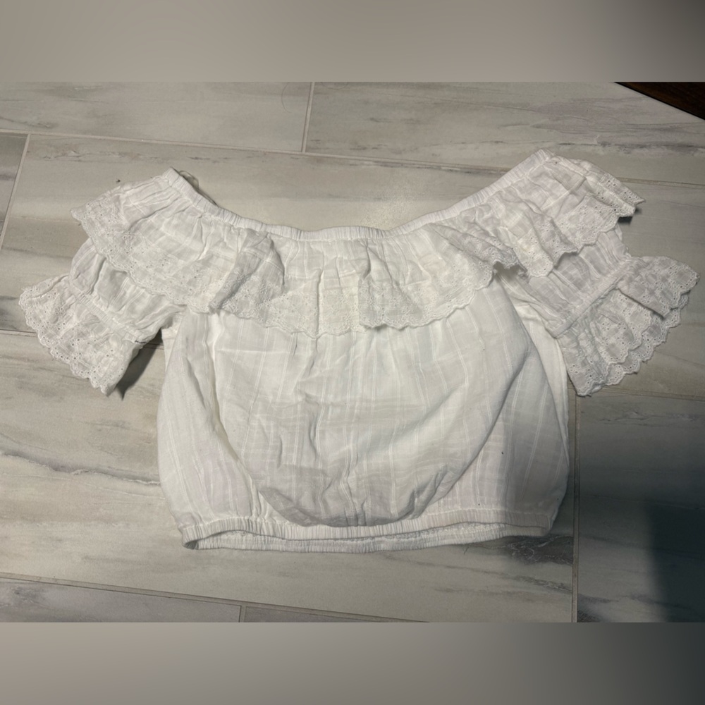 White Hollister Off-Shoulder